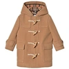 BURBERRY BURBERRY ANTIQUE YELLOW DOUBLE-FACED WOOL DUFFLE COAT,8029861