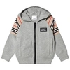 BURBERRY BURBERRY GREY ICON HAMILTON HOODIE,8031661