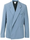 BOTTEGA VENETA OPEN FRONT NOTCH LAPELS BLAZER