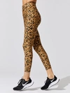 CARBON38 PRINTED HIGH RISE 7/8 LEGGING - LAYERED LEOPARD - SIZE XS