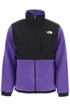 The North Face Denali 2 Logo-embroidered Colour-block Fleece And Shell Jacket In Peak Purple