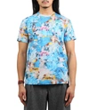 COMME DES GARÇONS SHIRT COMME DES GARCONS SHIRT LIGHT BLUE FUTURA T-SHIRT,11634374