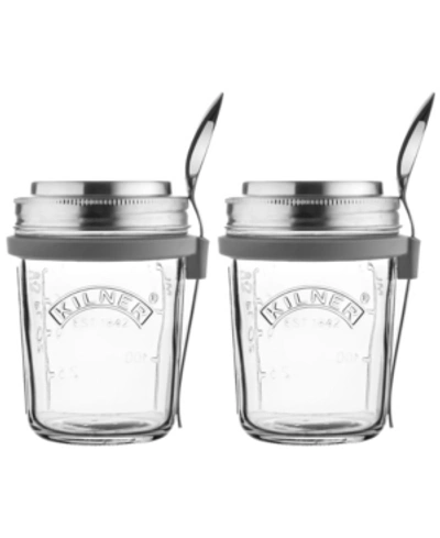 Kilner Breakfast Jar Set In Clear