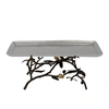 Michael Aram Pomegranate Large Footed Centerpiece Tray In Silver