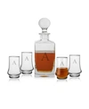 CATHY'S CONCEPTS PERSONALIZED CLASSIC 5 PIECE WHISKEY DECANTER SET