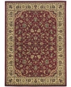 Km Home Closeout!  Umbria 953 7'9" X 11' Area Rug In Burgundy