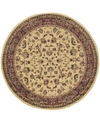 Km Home Closeout!  Umbria 953 5'3" X 5'3" Round Rug In Ivory