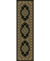 Km Home Closeout!  Umbria 1191 2'2" X 7'7" Runner Rug In Black