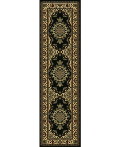 Km Home Closeout!  Umbria 1191 2'2" X 7'7" Runner Rug In Black