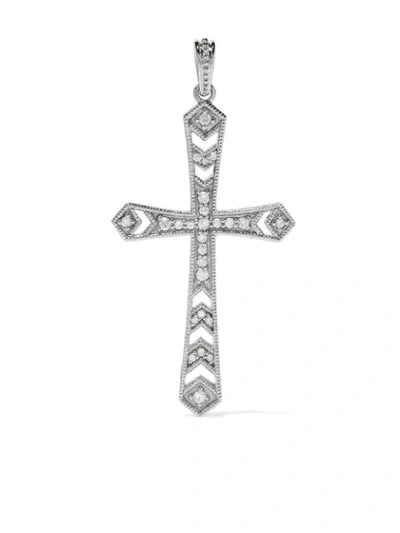 De Jaegher Seventh Heaven Cross Pendant In Silver