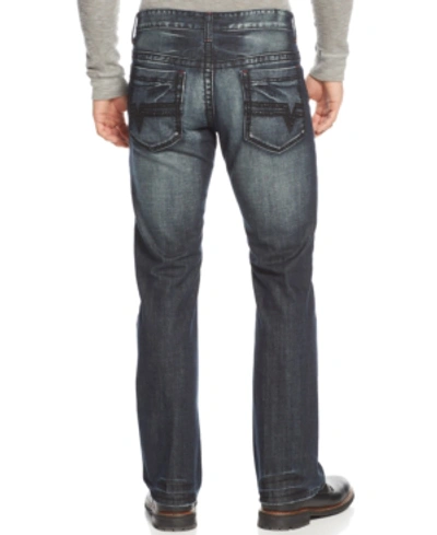 Inc International Concepts Inc Men's Modern Bootcut Jeans, Created For Macy's In Gale Dark Wash