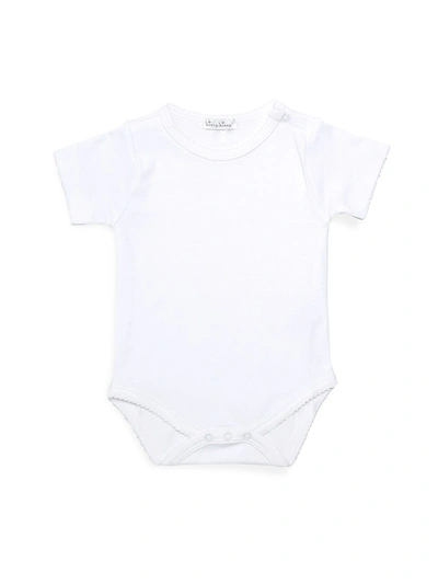 Kissy Kissy Baby's Basic Pima Cotton Bodysuit In White