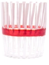 Carlo Moretti Bora Striped Glass In Pink