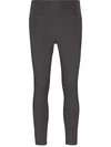 Girlfriend Collective Grey High-rise Compressive Leggings In Grey