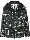 A BATHING APE MULTI-POCKET CAMOUFLAGE-PRINT JACKET