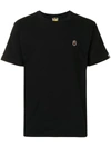 A BATHING APE EMBROIDERED APE FACE COTTON T-SHIRT