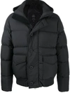 CANADA GOOSE FLAP-POCKET QUILTED BOMBER JACKET