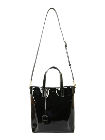 Saint Laurent Toy North West Black Polyester Tote