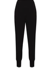 Stella Mccartney + Net Sustain Julia Stretch-cady Track Pants In Black