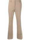 ALBERTO BIANI MID-RISE FLARED TROUSERS