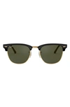 RAY BAN CLUBMASTER 51MM SQUARE SUNGLASSES,RB301651-X