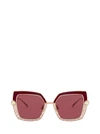 DOLCE & GABBANA DG2251H BORDEAUX SUNGLASSES,11636903