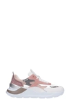 DATE FUGA SNEAKERS IN ROSE-PINK SYNTHETIC FIBERS,11638767