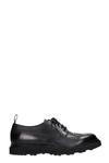 OFFICINE CREATIVE LYDON 003 LACE UP SHOES IN BLACK LEATHER,11636218