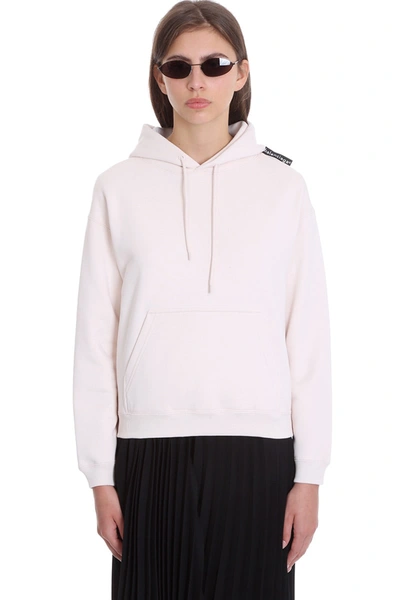 Balenciaga Sweatshirt In Rose-pink Cotton