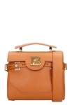 BALMAIN BBUZZ 23 HAND BAG IN LEATHER COLOR LEATHER,11637559