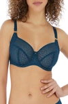 Freya Starlight Hero Side Support Underwire Bra In Posidn