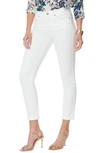 Nydj Sheri Cuff Ankle Jeans In Optic White