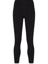 Girlfriend Collective High Rise Full Length Recycled Compression Leggings Black In Black