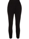 STELLA MCCARTNEY RIBBED KNITTED TROUSERS