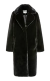 Apparis Scarlet Faux-fur Coat In Black