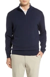 Cutter & Buck Cutter And Buck Men's Big And Tall Lakemont Half Zip Sweater In Liberty Navy