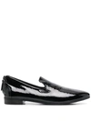 MARSÈLL POINTED TOE REAR ZIP LOAFERS