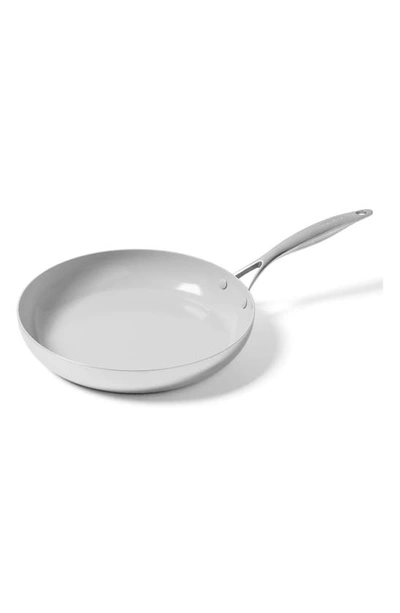 Greenpan Venice Pro 12-inch Ceramic Nonstick Fry Pan In Stainless Steel