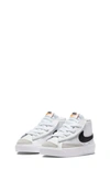 Nike Baby White Blazer Mid '77 Sneakers In White/black/orange