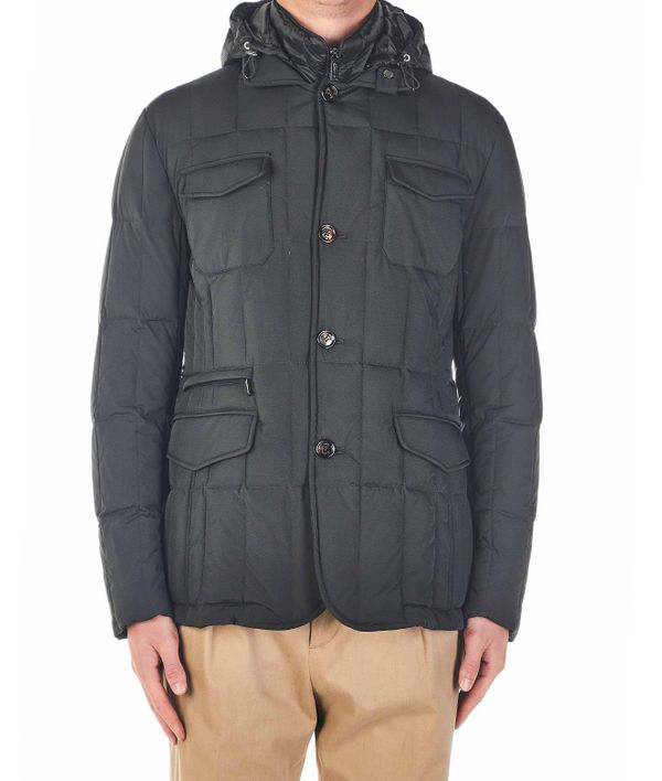 Moorer quilted padded gilet - Green