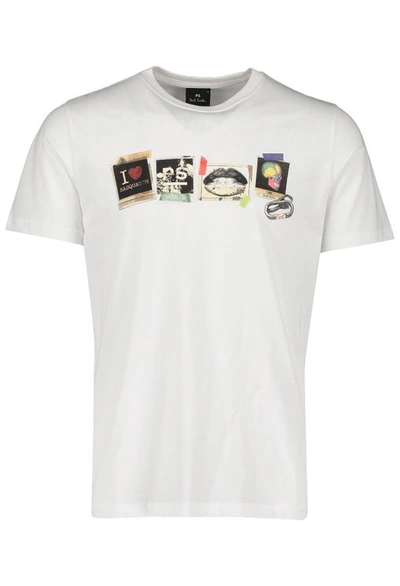 Paul Smith Ps By  Sasquatch Photos T Shirt White