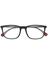 Emporio Armani Full Frame Plain Mirror In Black