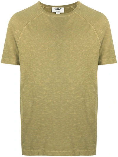 Ymc You Must Create Crew-neck Cotton T-shirt In Green