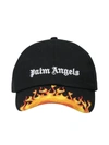 PALM ANGELS PALM ANGELS FLAMES BASEBALL CAP