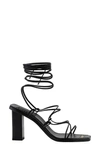 Frame Le Doheny Leather Sandals In Black