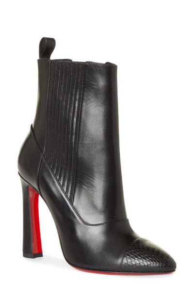 Christian Louboutin Me In The 90s 100 Calf Jurassic Calf Shi In Black