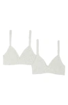 ON GOSSAMER 2-PACK CABANA COTTON BRALETTES,010404P2