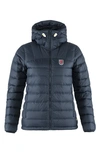 Fjall Raven Expedition Pack Water-resistant 700 Fill Power Down Jacket In Navy