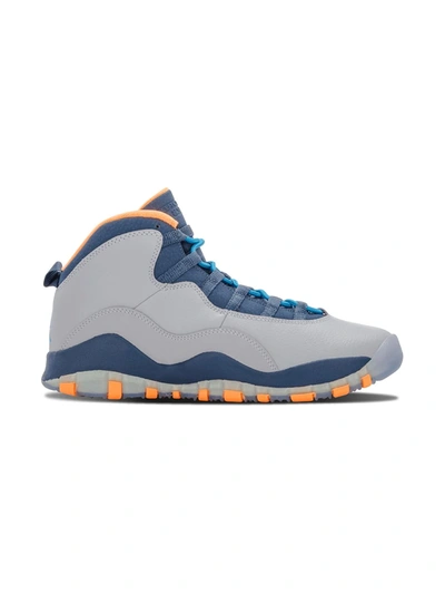 Nike Kids' Air Jordan 10 Retro 运动鞋 In Grey