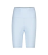 Wardrobe.nyc Release 02 High-rise Jersey Bike Shorts In Blue
